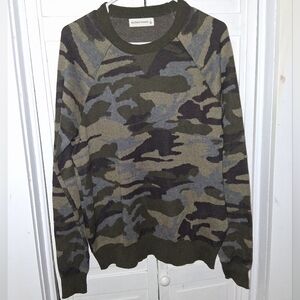 Mutual Weave Camouflage Crewneck Sweater